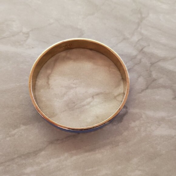 💙 Vintage Y2k 00s 2000's J. Crew Bright Spring blue Skinny Bangle 💙 - Picture 8 of 9